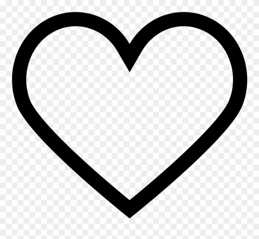 Computer Icons Heart Clip Art Shape 1000 Transprent - Like Heart Svg - Png Download
