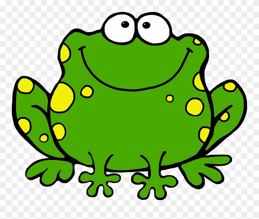 Image Of Cute Frog Clipart 6 Tree Frog Clip Art Free - Frog Clip Art Free - Png Download