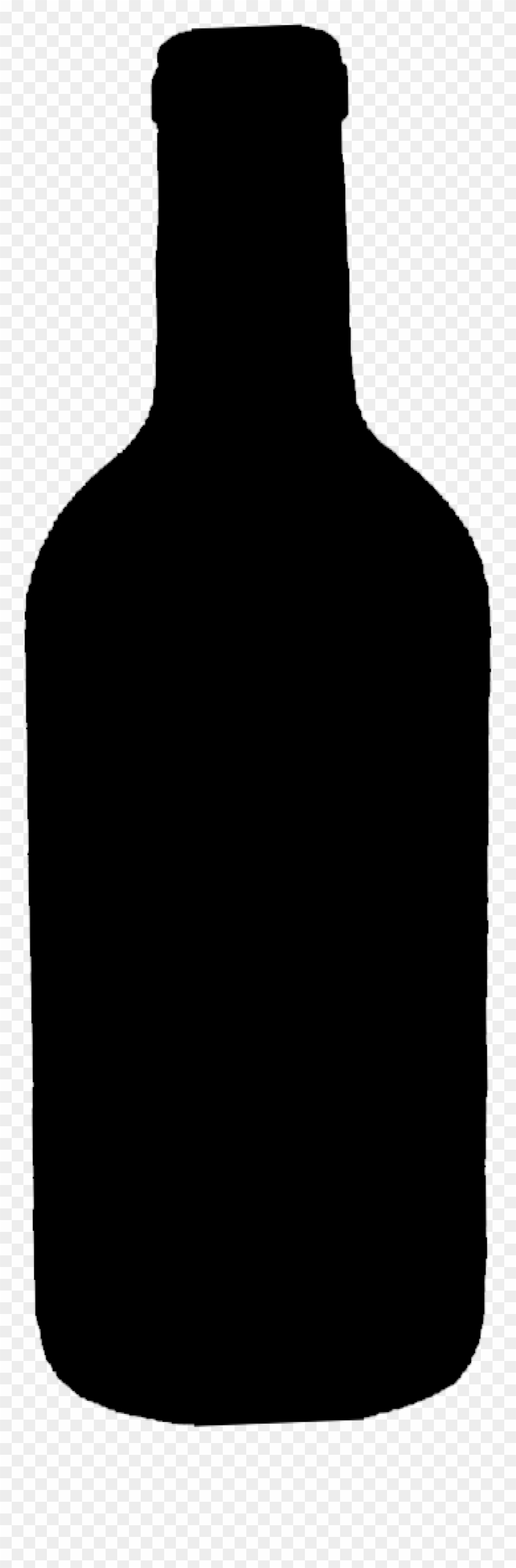 Wine Bottle Silhouette Wall Chalk Board [777983] - Wine Bottle Silhouette Transparent Clipart