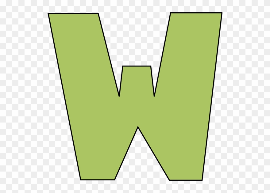 Letter W Clipart Letter Clip Art - Cute Letter W Clipart - Png Download