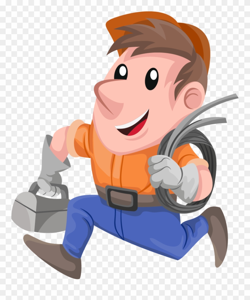Free Handyman Clip Art - Handyman Cartoon - Png Download