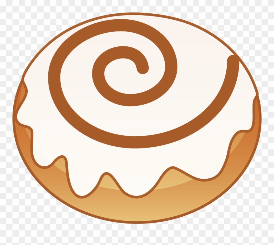 Bun - Clip Art Cinnamon Rolls - Png Download