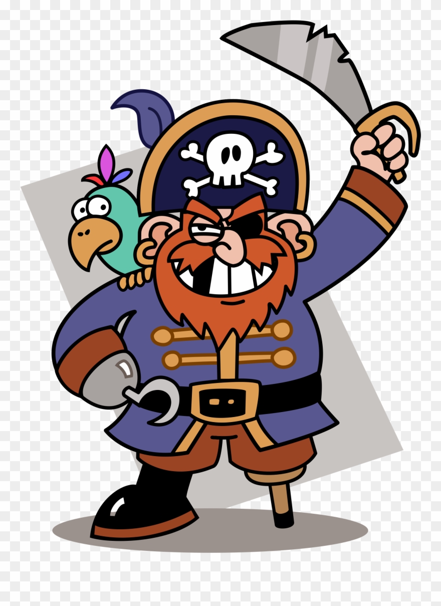 Klischee Eines Piraten - Art Plates Amped 5000 Mah Ultra Thin Compact External Clipart