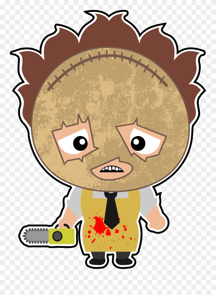 Leatherface In All His Glory - Leatherface Clipart - Png Download
