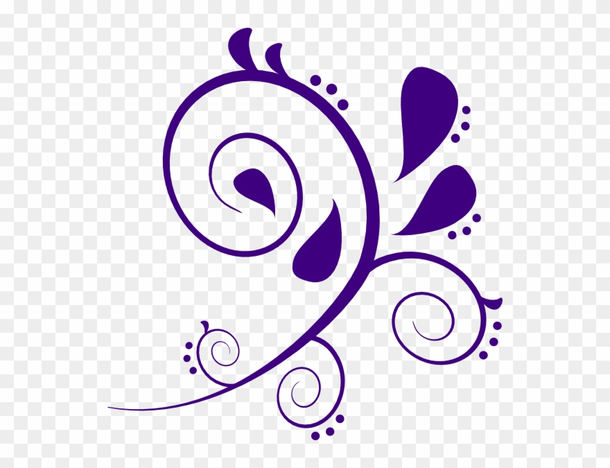 Clipart Swirl Rotated Swirl Clip Art - Clip Art Design Png Transparent Png