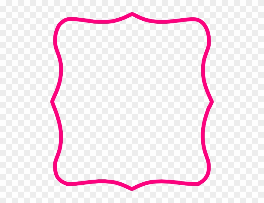 Hot Pink Frame Clip Art At Clker Com Vector Clip Art - Clip Art - Png Download