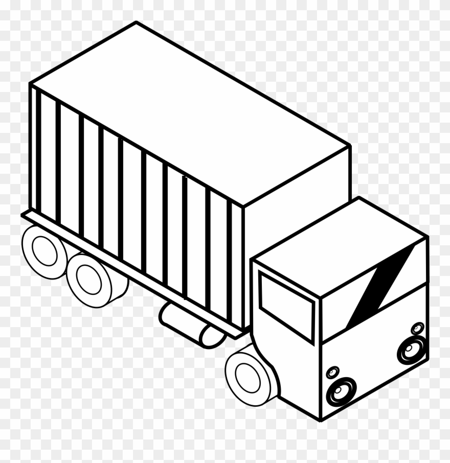 White Clip Art - Toys Car Clipart Black And White - Png Download