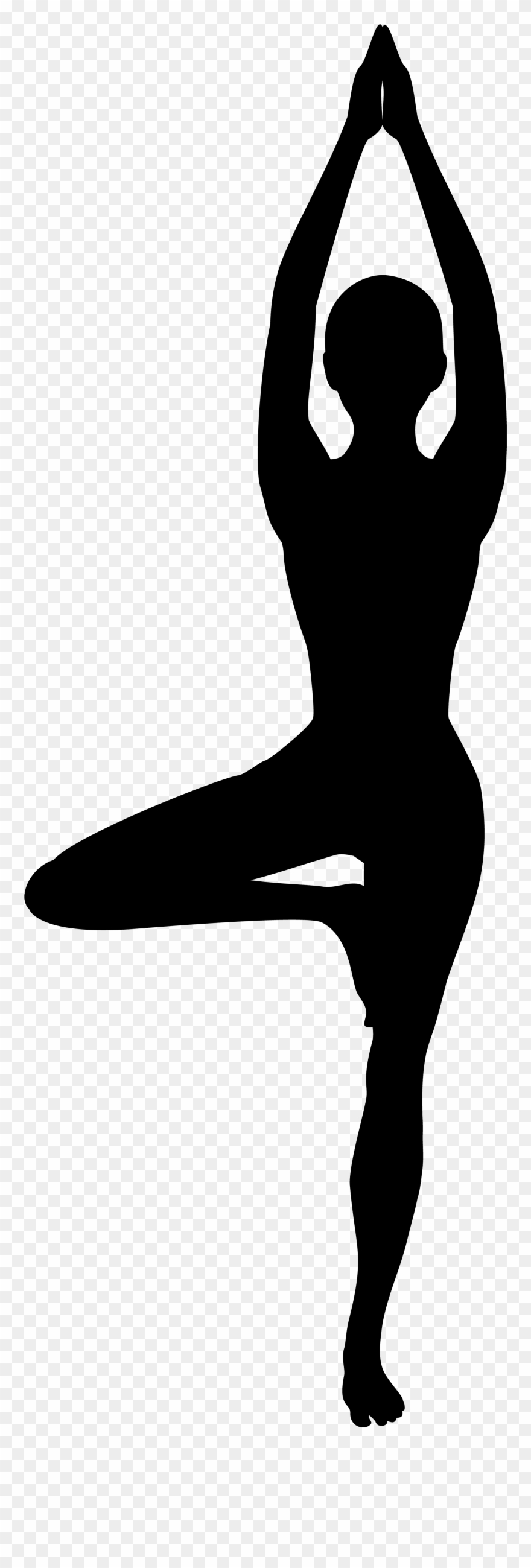 Vector Download Yoga Silhouette Png Clip Art - Yoga Clipart Transparent Background