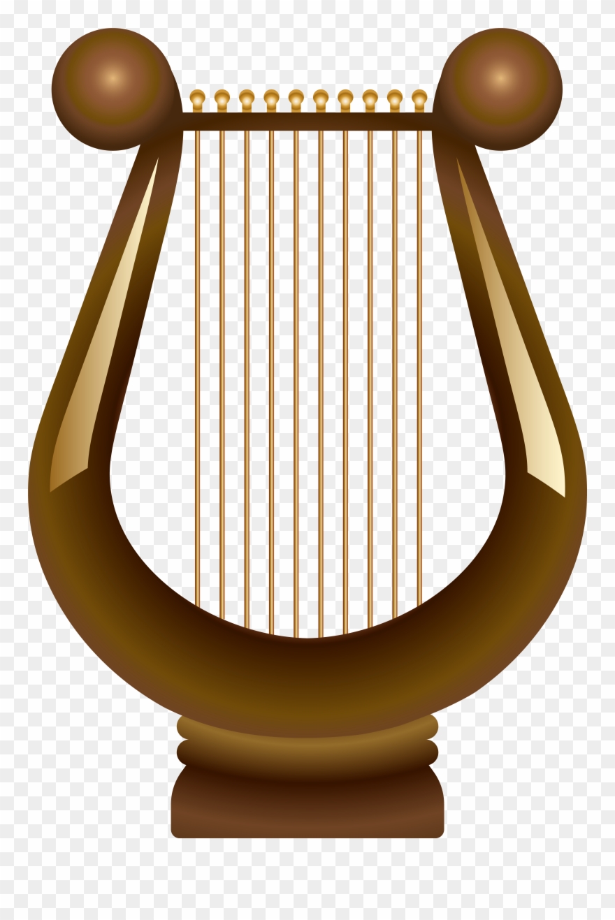 Harp Transparent Clip Art Views - Png Download