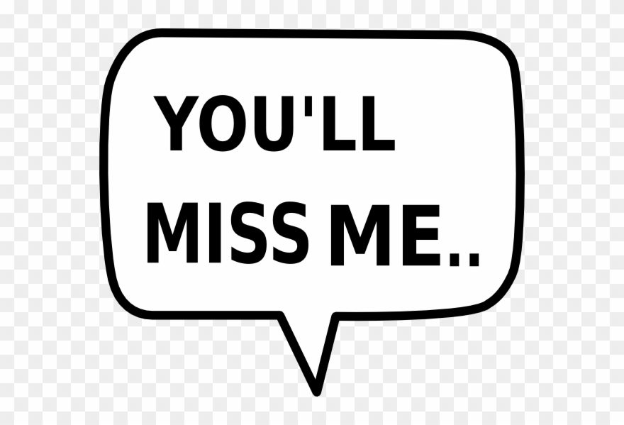 Clip Art Stock About Me Clipart - Miss Me Clip Art - Png Download