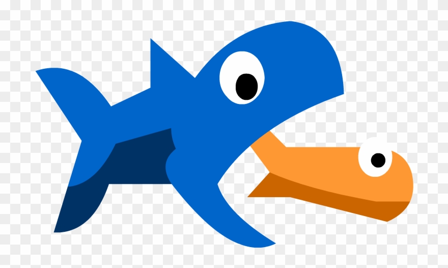 Dolphin Clipart Marine Biome - Food Web Icon Png Transparent Png
