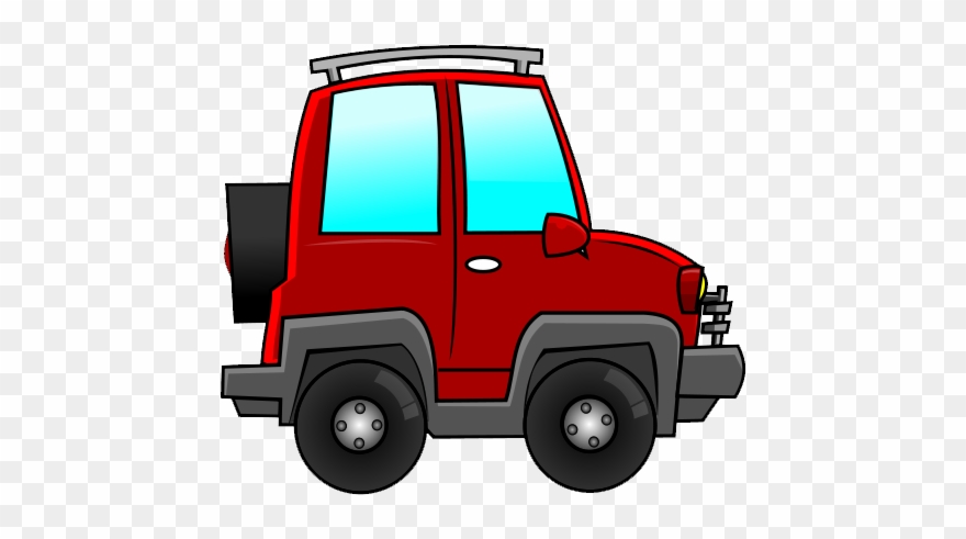 Red Suv Clipart - Png Download
