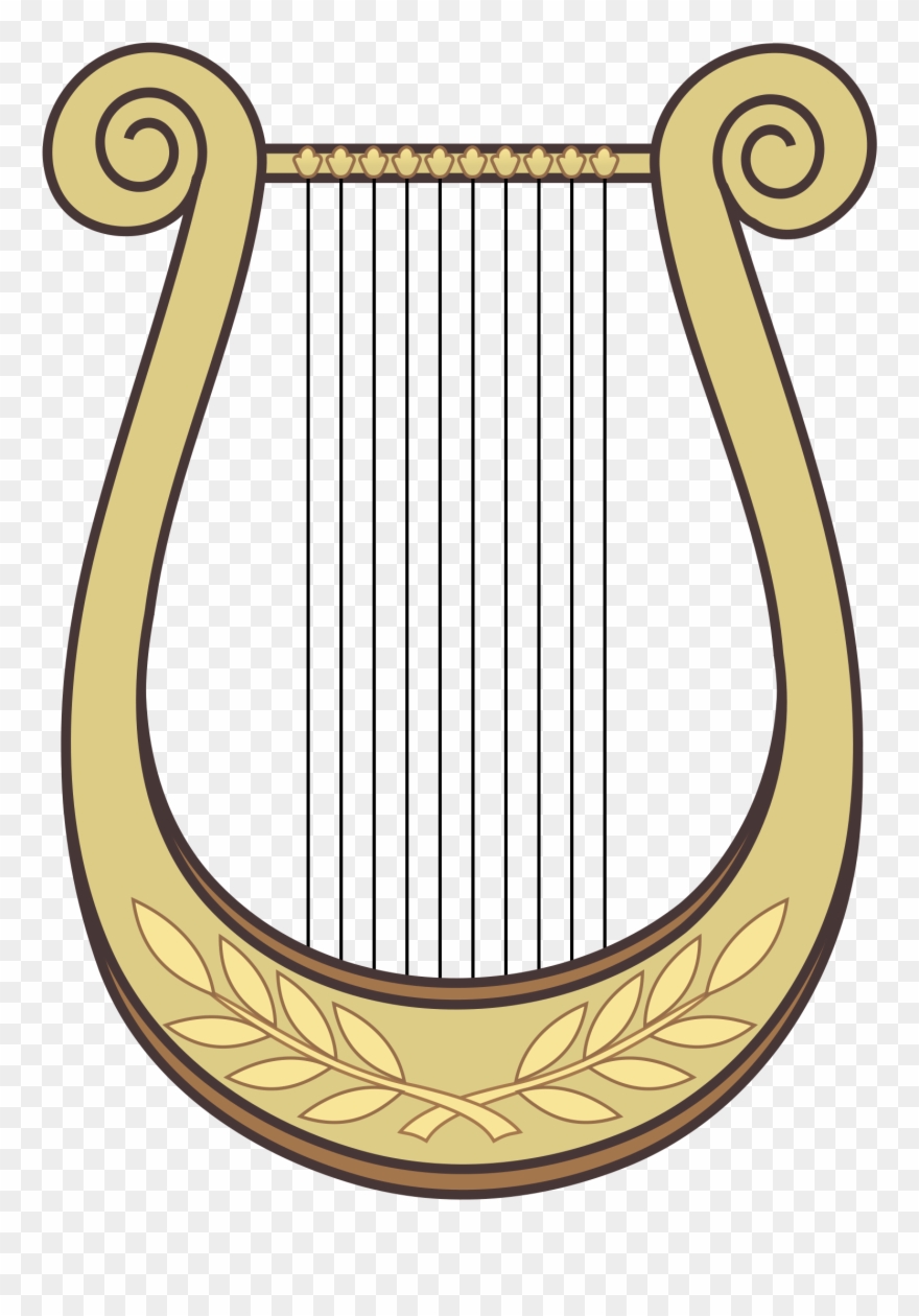Harp Clipart Clip Art - Lyre Clipart - Png Download