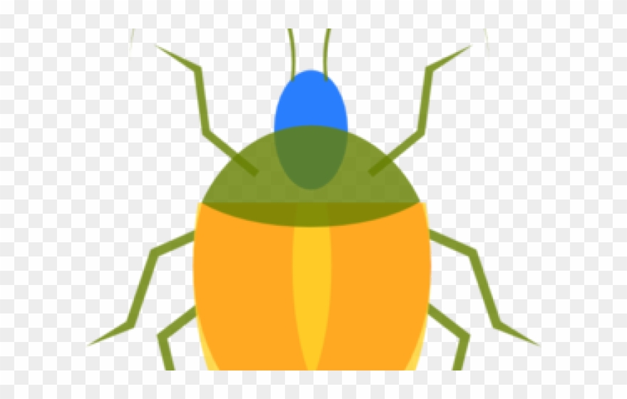 Insect Clipart Line Art - Bug Cartoon No Background - Png Download
