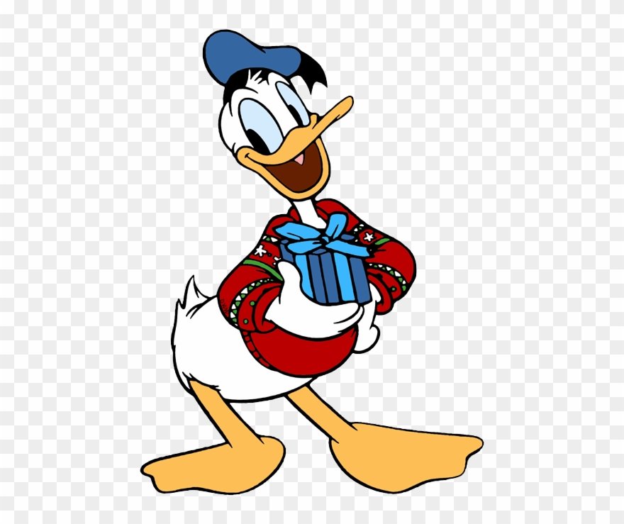 Mickey Mouse Christmas Clip Art 2 Disney Clip Art Galore - Christmas Donald Duck Clipart - Png Download