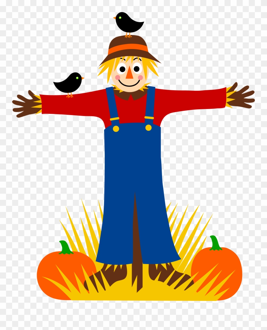 Clip Art Scarecrow - Png Download