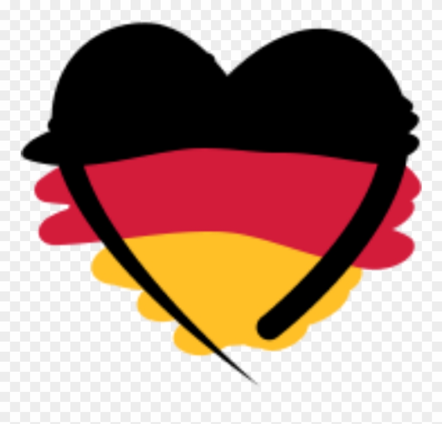 Deutschland Deutschlandfahne Fussball Fussball-liebe - Deutsch Heart Clipart