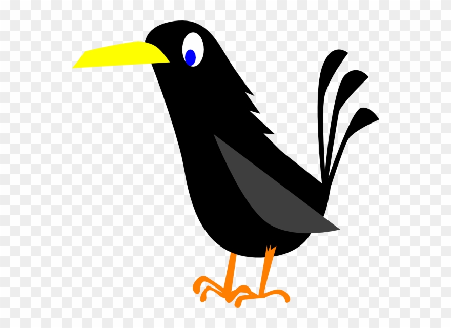 Crow Clip Art Clipart Photo - Cute Crow Clipart - Png Download