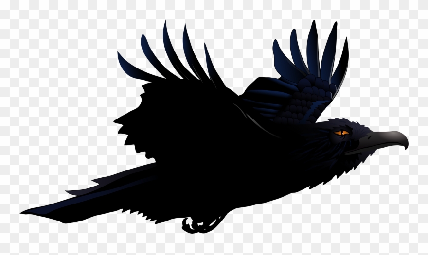 Halloween Raven Clip Art Clipart Free Download - Raven Png Transparent Png