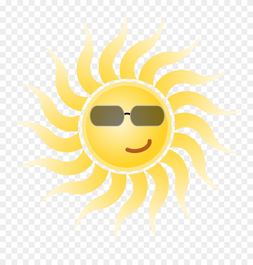 sun with glasses