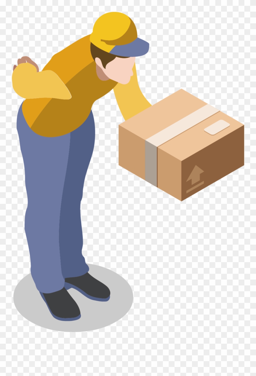 Courier Parcel Clip Art - Parcel Delivery Png Transparent Png