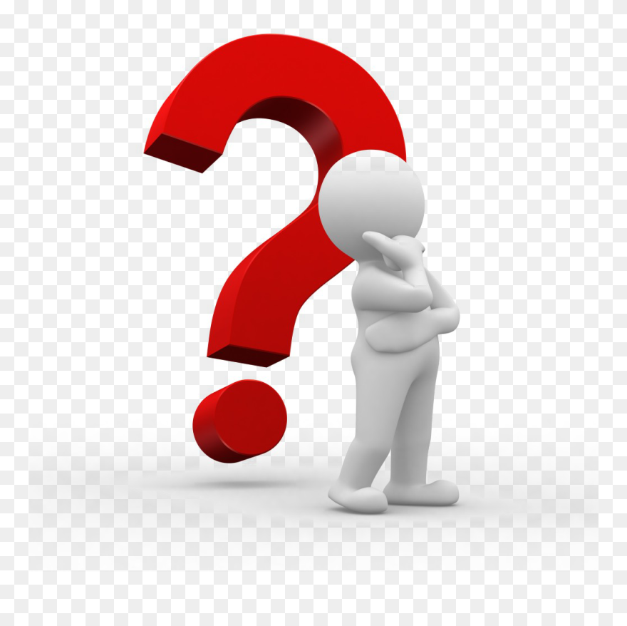 Person Thinking With Question Mark Clipart