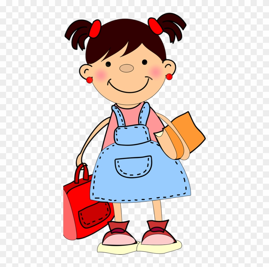 Фото, Автор Missis - Little School Girl Clipart - Png Download