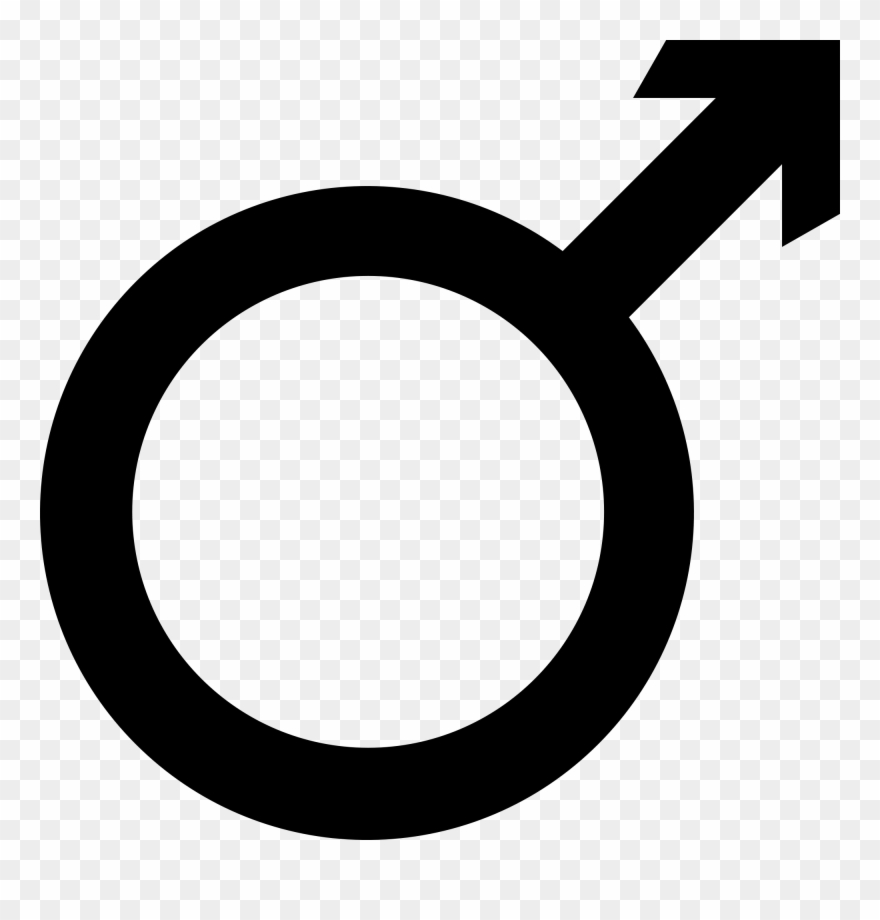 Open - Male Symbol Png Clipart
