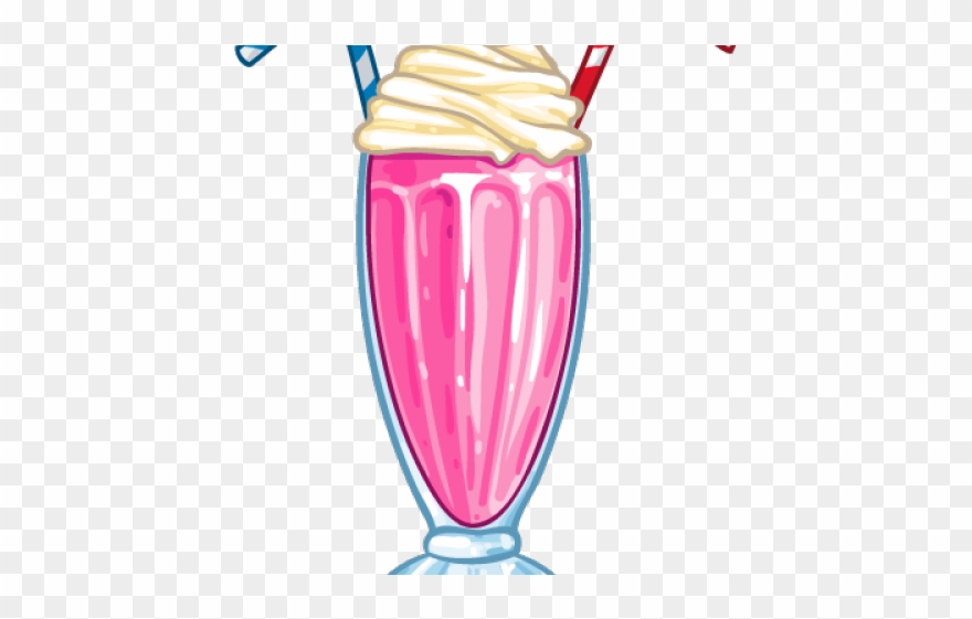 Milkshake Clipart 50's - Clip Art Milk Shake - Png Download