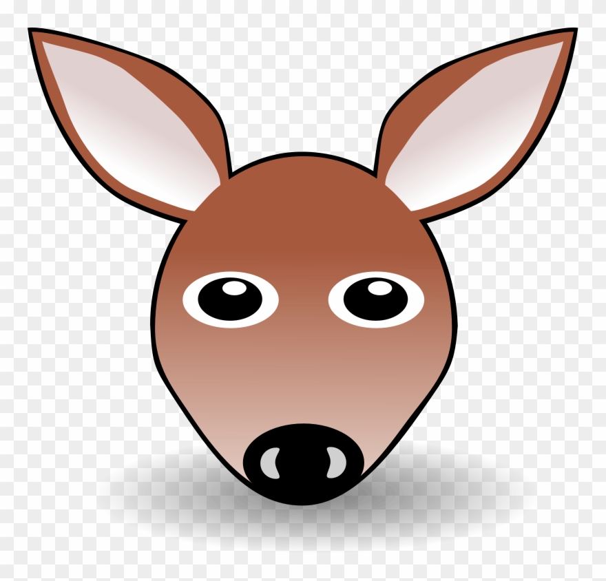 Face Drawing Cartoon Download - Doe Clipart Face - Png Download