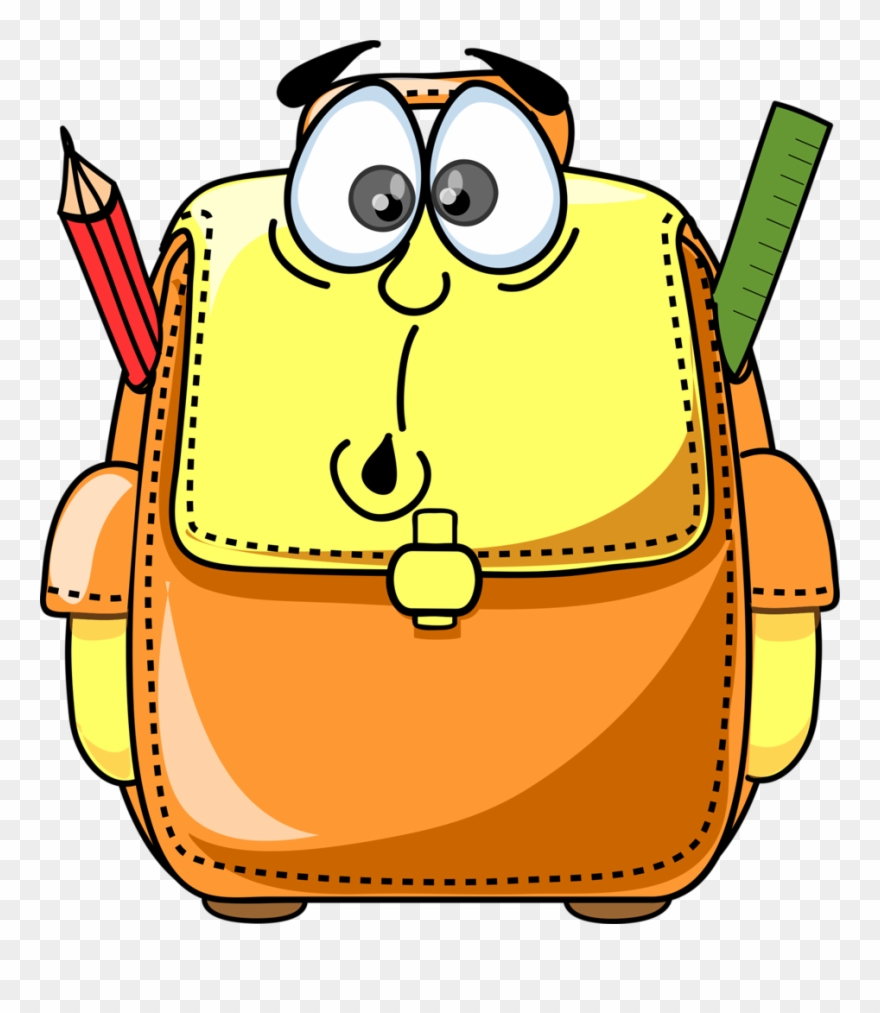 Escola & Formatura Karten, Schulbilder, Vorschulbücher, - Clipart School Bag Animation - Png Download
