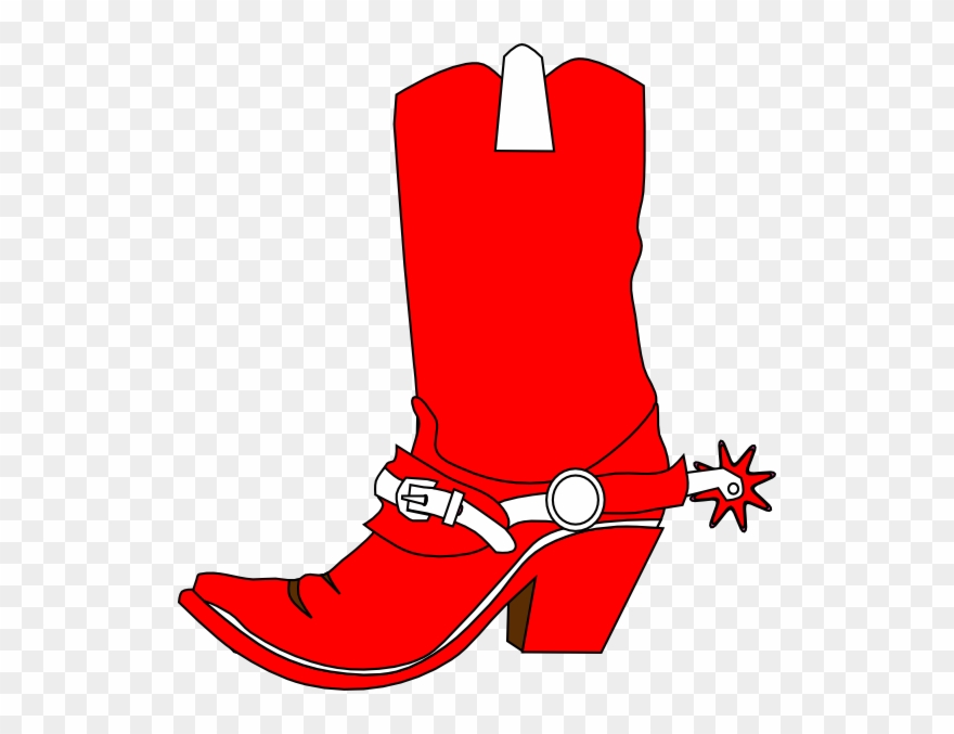 Download Clipart Free Library Web Design Development - Red Cowboy Boots Vector - Png Download