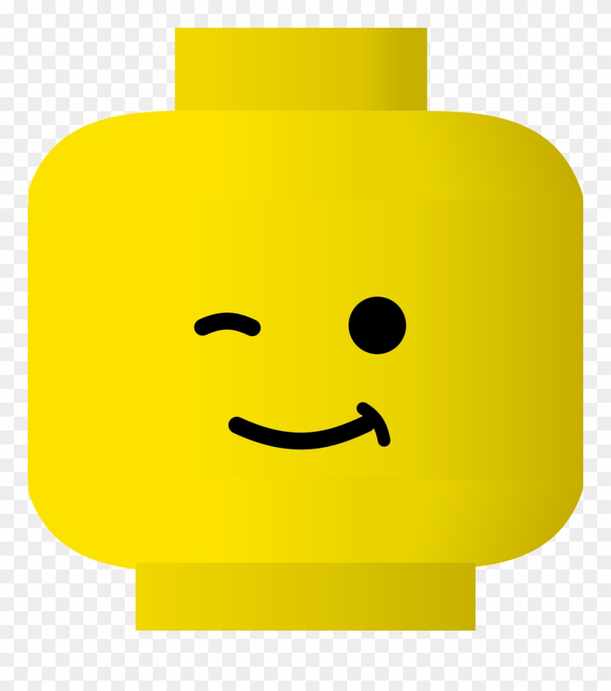 Download Pitr Lego Smiley Happy Clip Art - Lego Wink Face - Png