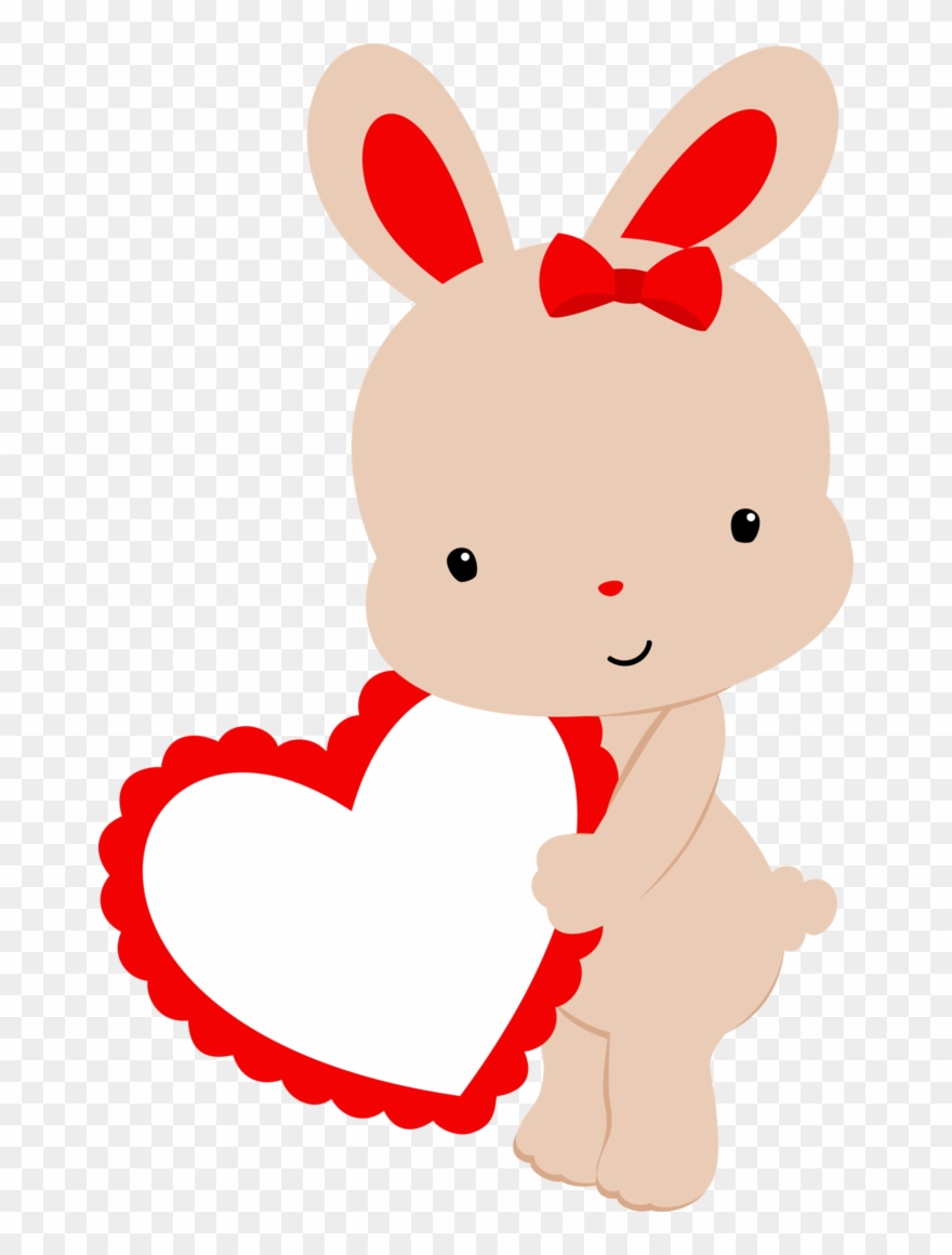 Vorlagen, Basteln, Tasche Scrapbooking, Clipart, Frohe - Happy Valentines Day Hunny Bunny - Png Download