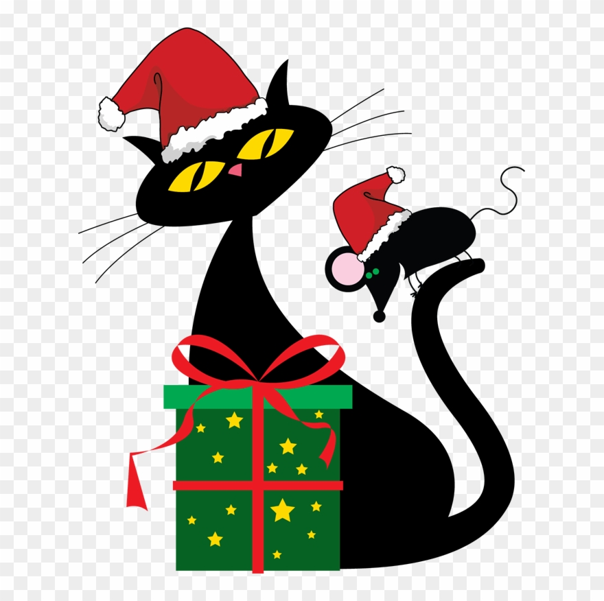 Cat - Christmas Cats Clip Art - Png Download