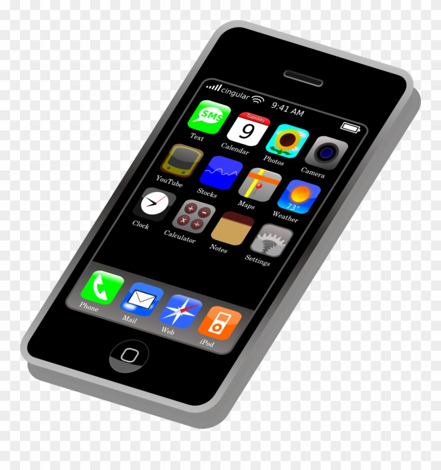 No Call Cliparts - Smartphone Clipart - Png Download