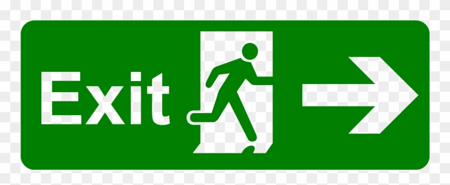 Exit Png Picture - Safety Signs Emergency Exit Clipart