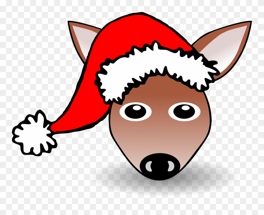 Santa Claus Santa Suit Hat Christmas Day Cap - Penguin Santa Yard Sign Clipart