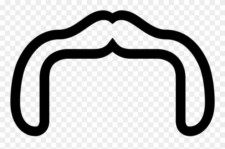 Horseshoe Mustache Icon - Horseshoe Moustache Png Clipart