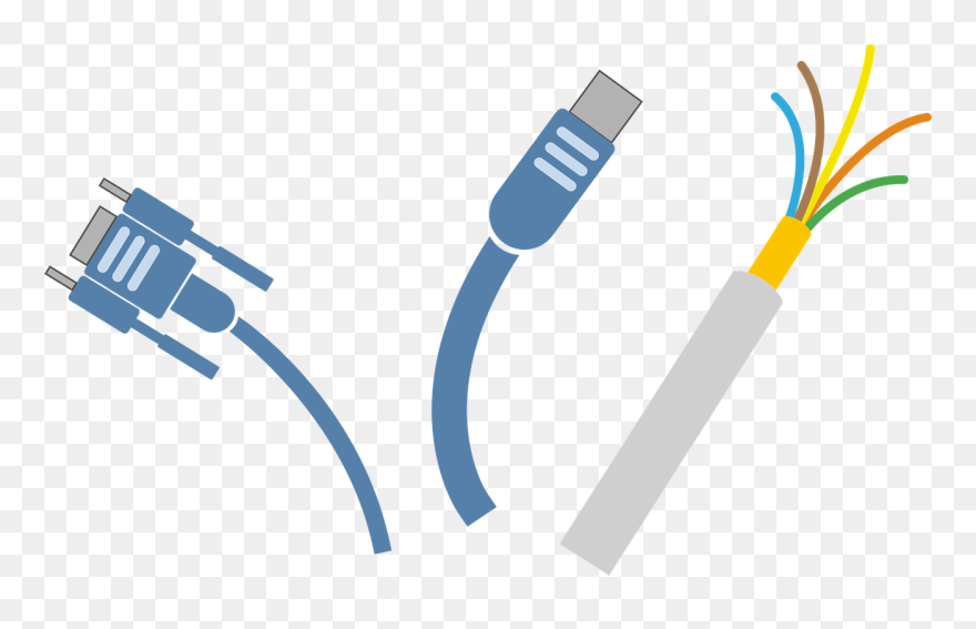 Network Cables Electrical Cable Electrical Wires & - Cables Clip Art - Png Download