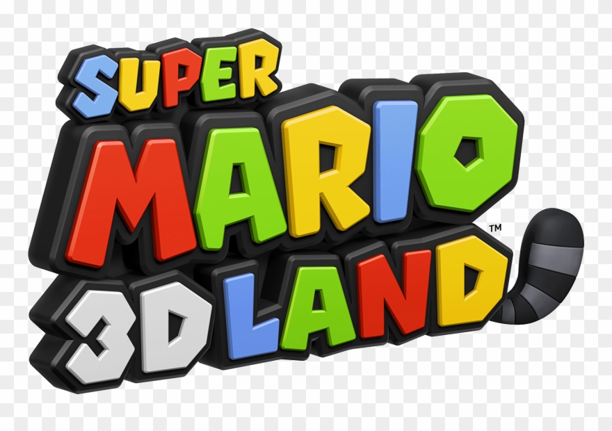 Super Mario 3d Land Title Clipart