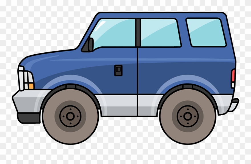 Free Cartoon Suv Clip Art - Suv Clipart - Png Download