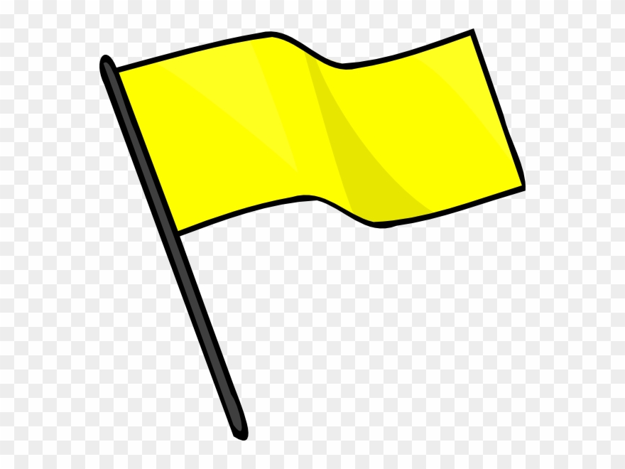 Yellow Flags Clipart 2 By Joe - Flag Clip Art - Png Download