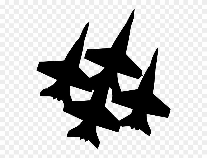 Free Vector Blue Angels Formation Clip Art - Jet Plane Clip Art - Png Download