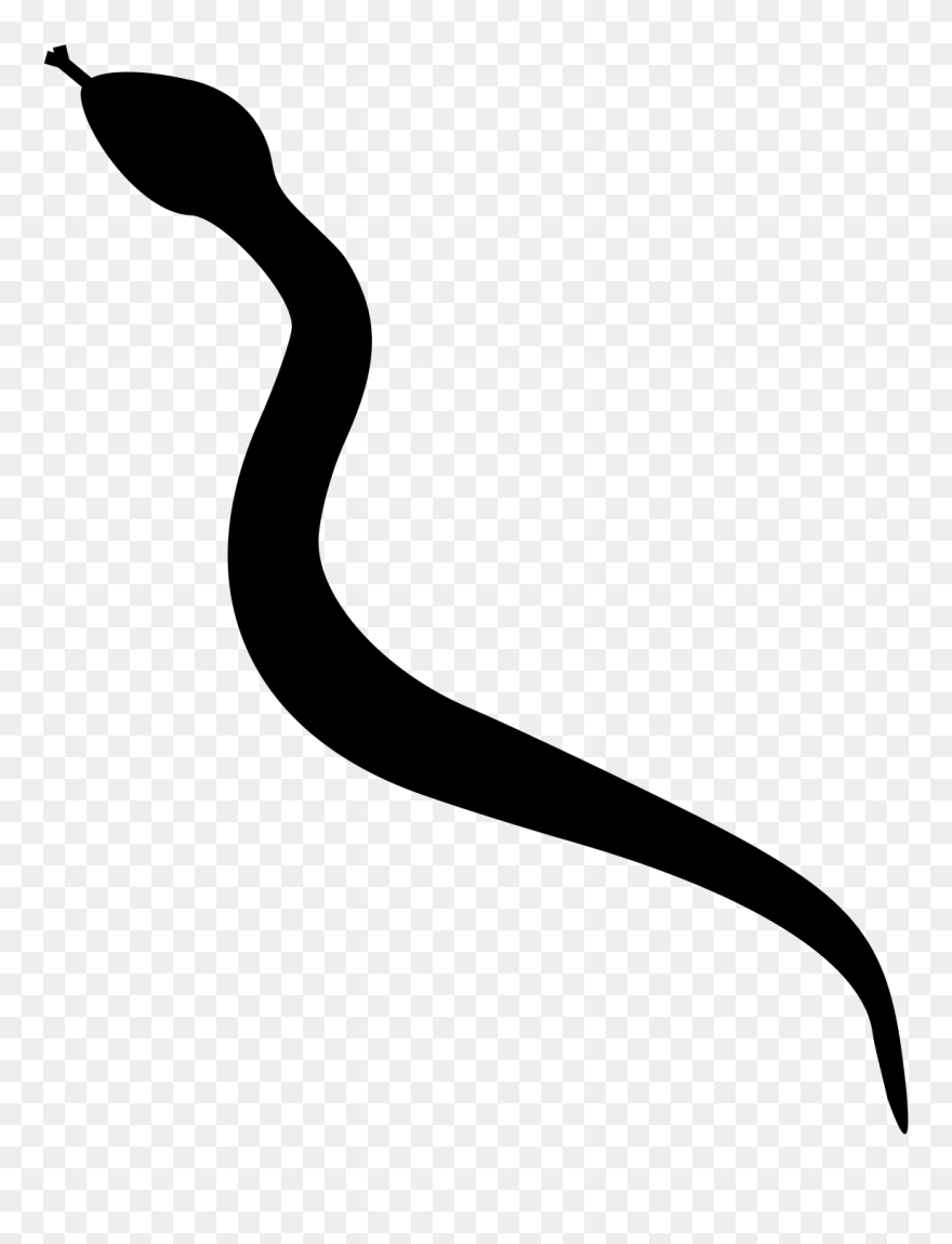 Cage Drawing Sad - Snake Silhouette Png Clipart