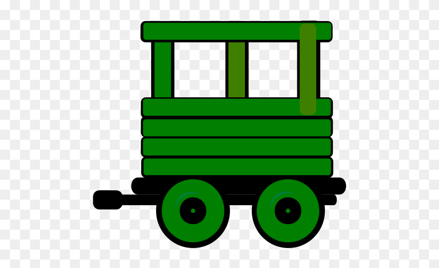 50s Clipart Throwback - Train Carriages In Clip Art - Png Download