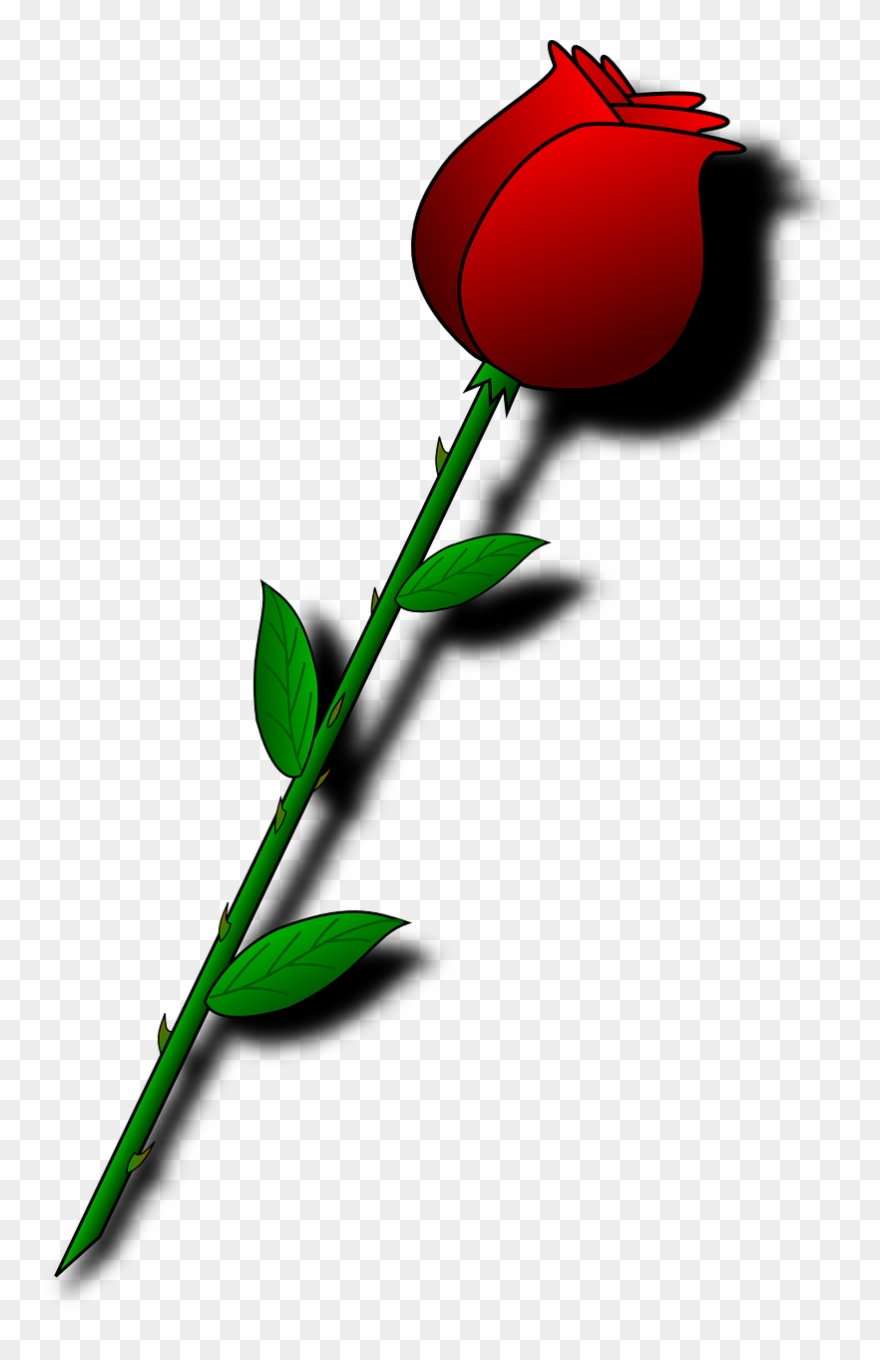 Valentine Flowers Clip Art - Valentines Day Roses Clipart - Png Download