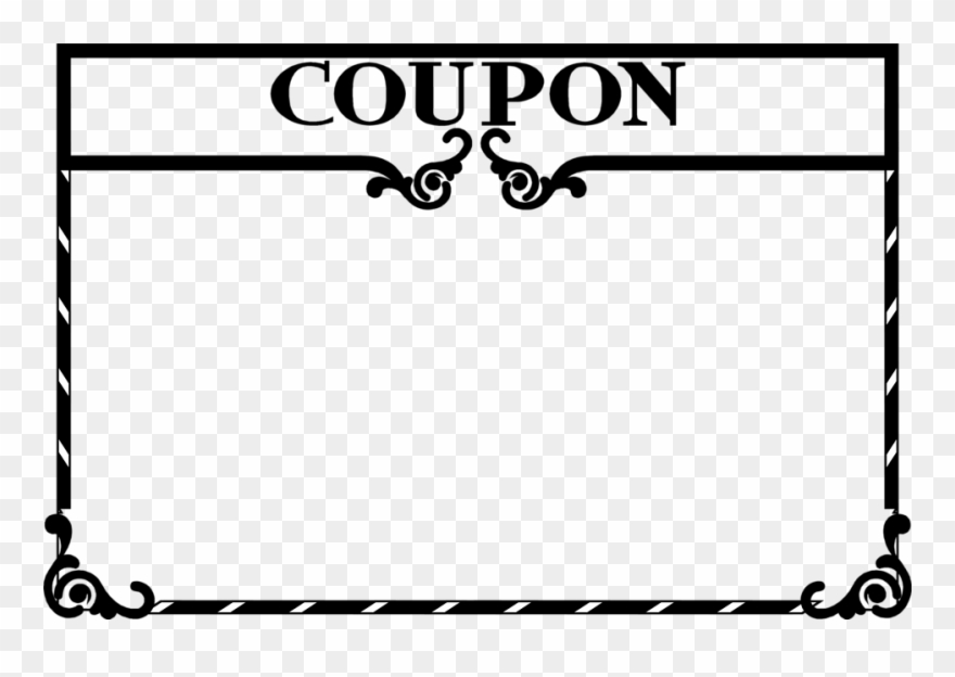 Blank Coupon Incep Imagine Ex Co - Blank Coupon Clip Art - Png Download
