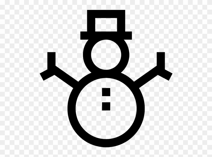 16 $emoji Snowman$ - Cross Clipart