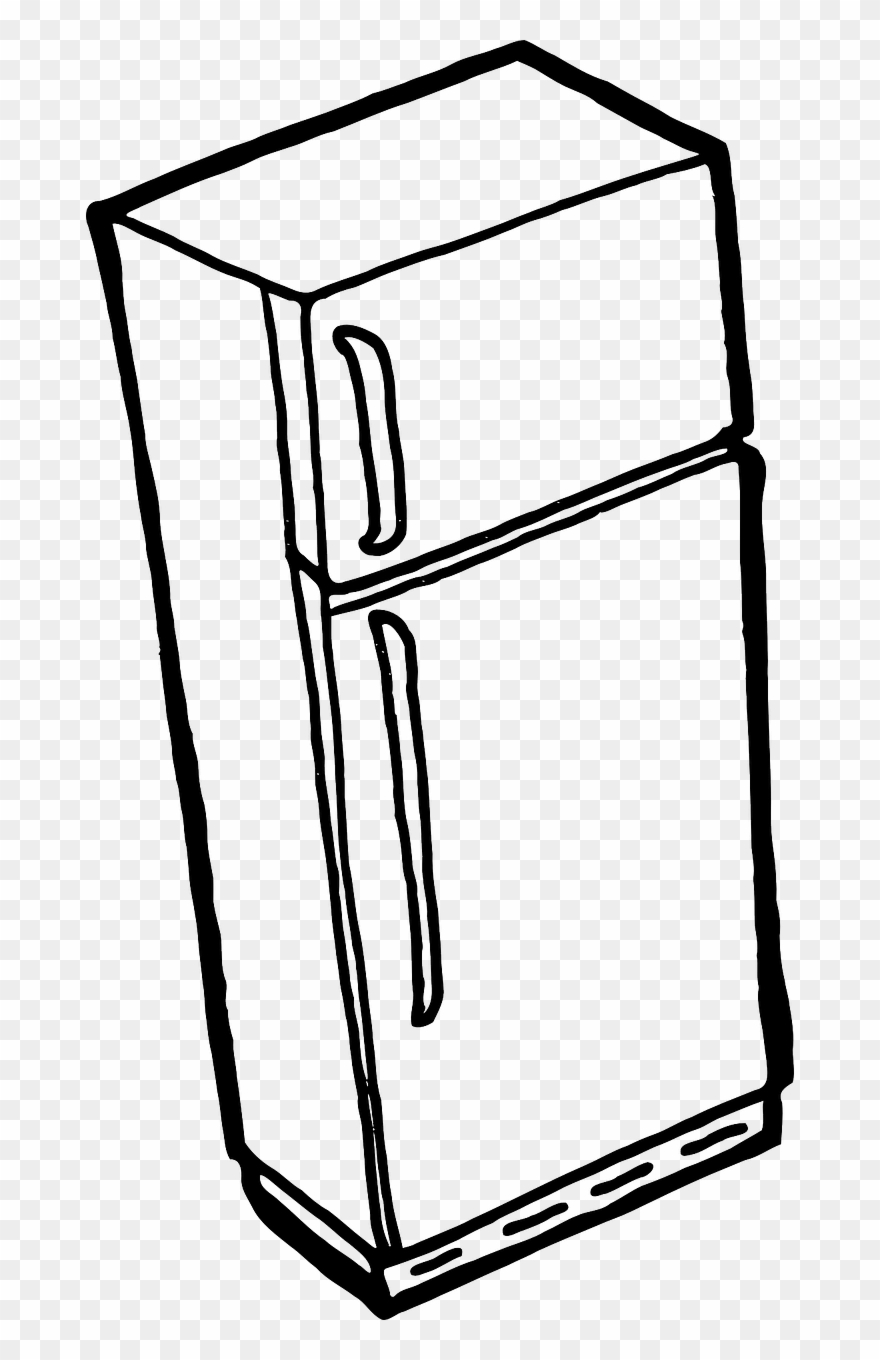 Vector Clip Art - Refrigerator Clip Art - Png Download